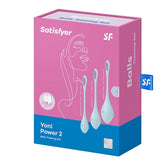 Satisfyer Yoni Power 2 Light Blue Pelvic Floor Training Balls Set with 3 Weights and Body-Friendly Silicone Default Title > Sex Toys For Ladies > Kegel Exercise